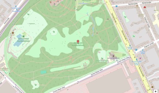 Humboldthain Park Karte