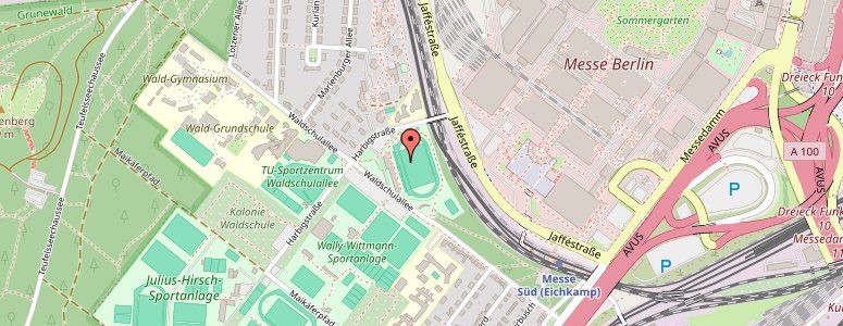 Mommsenstadion Karte