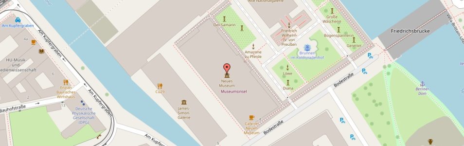 Neues Museum Karte