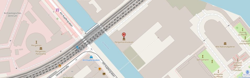 Pergamonmuseum Karte