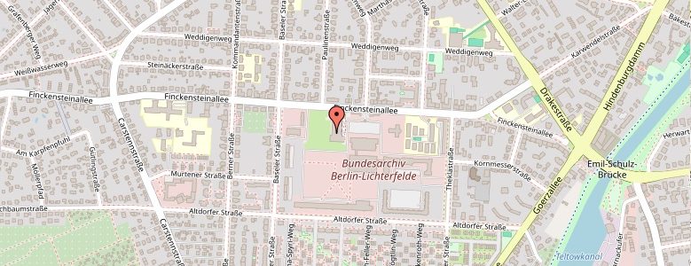 Schwimmhalle Finckensteinallee Karte