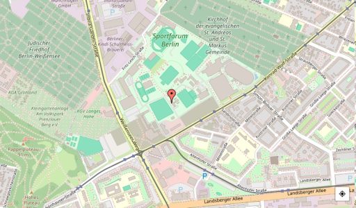 Sportforum Hohenschönhausen Karte
