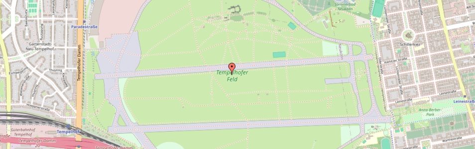 Tempelhofer Feld Karte