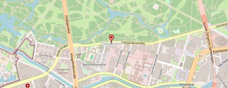 Tiergarten Karte