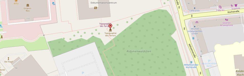 Topographie des Terrors Karte