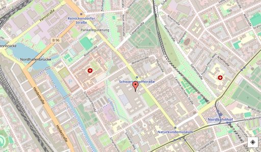 Zentrale des Bundesnachrichtendienstes Karte